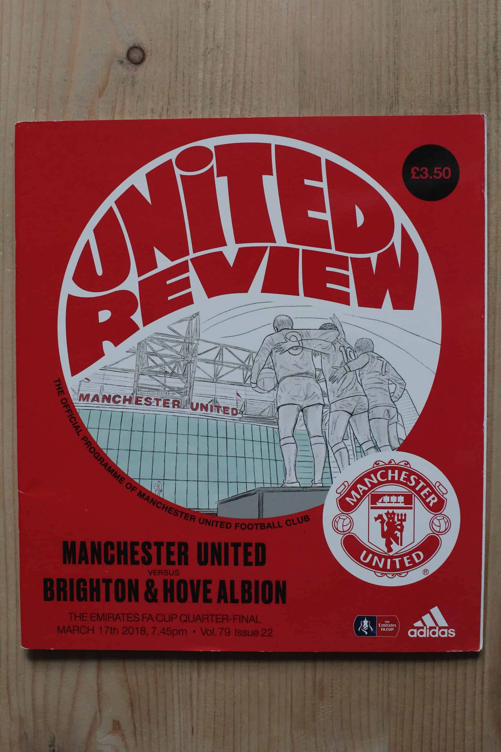 Manchester United FC v Brighton & Hove Albion FC